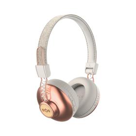 The House Of Marley Positive Vibration 2 Wireless Headset Wired & Wireless Head-band Calls Music Micro-USB Bluetooth Copper,