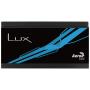 Aerocool LUX 550W power supply unit 20+4 pin ATX ATX Black