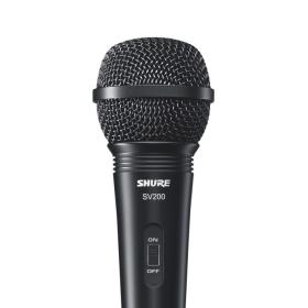 Shure SV200 microfono Nero Microfono per karaoke