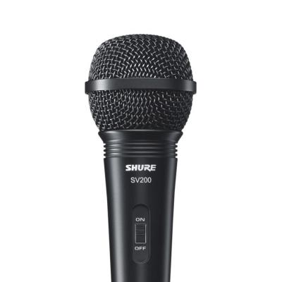 Shure SV200 microfono Nero Microfono per karaoke
