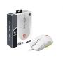 MSI CLUTCH GM11 WHITE Gaming Mouse '2-Zone RGB, upto 5000 DPI, 6 Programmable button, Symmetrical design, OMRON Switches,
