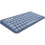 Logitech K380 for Mac Tastatur Bluetooth QWERTY Italienisch Blau
