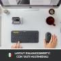 Logitech K380 Multi-Device clavier Bluetooth QWERTY Italien Gris
