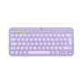 Logitech K380 keyboard Bluetooth QWERTY Italian Lavender