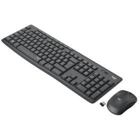 Logitech MK295 Silent Wireless Combo teclado Ratón incluido USB QWERTY Italiano Grafito