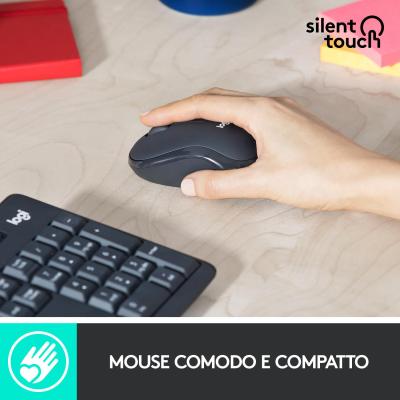 Set mouse e tastiera PC, Senza fili, Connessione mouse e tastiera: USB