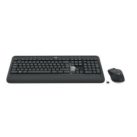 Logitech Advanced MK540 keyboard Mouse included USB AZERTY French Black, White