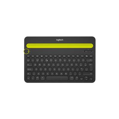 Logitech Bluetooth® Multi-Device K480 keyboard QWERTY Italian Black, Lime