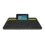 Logitech Bluetooth® Multi-Device Keyboard K480 Tastatur QWERTY Italienisch Schwarz, Limette
