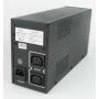 Gembird UPS-PC-652A alimentation d'énergie non interruptible Interactivité de ligne 0,65 kVA 390 W 3 sortie(s) CA