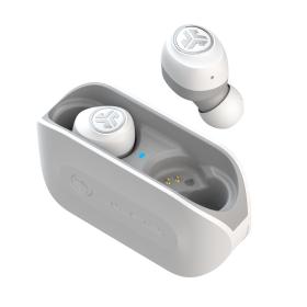 JLab IEUEBGOAIRRWHTGRY82 auricular y casco Auriculares Inalámbrico Dentro de oído Música USB tipo A Bluetooth Blanco