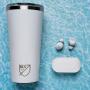 JLab IEUEBGOAIRRWHTGRY82 écouteur casque Écouteurs Sans fil Ecouteurs Musique USB Type-A Bluetooth Blanc