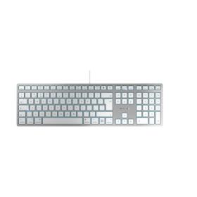 CHERRY KC 6000C FOR MAC Tastatur USB QWERTY Englisch Silber