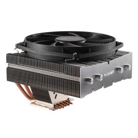 be quiet! Pure Rock 2 CPU Air Cooler, 150W TDP, LGA 1700 1200 2066 1150  1151 1155 2011(-3) Square ILM Compatible, Intel and AMD 4/5 CPU Cooler, Silver/Black