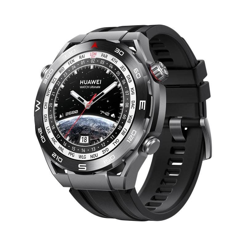 ▷ Huawei WATCH Ultimate GPS 48 Trippodo cm LTPO 3,81 | Schwarz mm (1.5 Zoll)