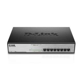 D-Link DGS-1008MP network switch Unmanaged Gigabit Ethernet (10 100 1000) Power over Ethernet (PoE) 1U Black