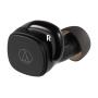 Audio-Technica ATH-SQ1TW Kopfhörer True Wireless Stereo (TWS) im Ohr Anrufe Musik Bluetooth Schwarz