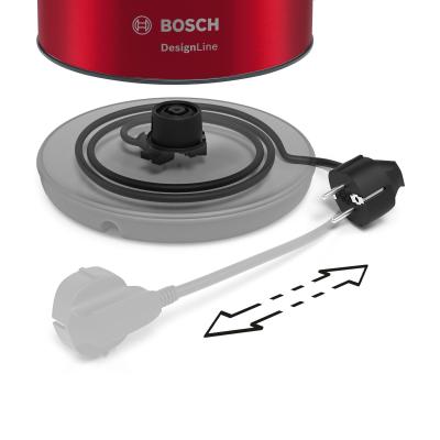 Bouilloire Bosch TWK3P424 1,7L 2400W Rouge