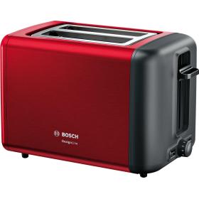 Bosch TAT3P424 Toaster 2 Scheibe(n) 970 W Schwarz, Rot