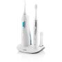 Eta ETA270790000 cepillo eléctrico para dientes Cepillo dental sónico Azul, Acero inoxidable, Blanco