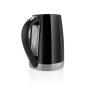 Eta ETA158790000 electric kettle 1.7 L 2200 W Black, Stainless steel