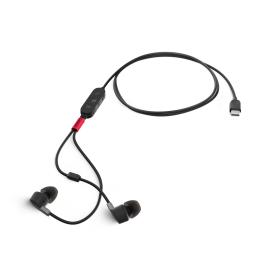 Lenovo 4XD1C99220 écouteur casque Avec fil Ecouteurs Musique Quotidien USB Type-C Noir