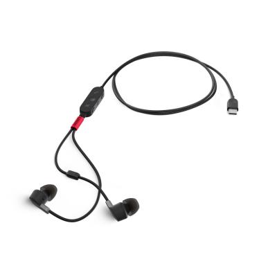 ▷ Lenovo 4XD1C99220 écouteur/casque Avec fil Ecouteurs Musique/Quotidien  USB Type-C Noir