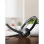 Koss CS300 USB Headphones Wired Head-band Office Call center USB Type-A Black