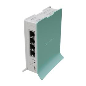 Mikrotik hAP routeur sans fil Gigabit Ethernet Monobande (2,4 GHz) Vert, Blanc
