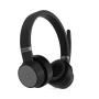 Lenovo Go Wireless ANC Headset Wired & Wireless Head-band Office Call center USB Type-C Bluetooth Charging stand Black