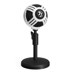 Arozzi Sfera Noir, Blanc Microphone de table