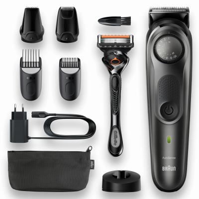▷ Braun BeardTrimmer 7 Beard trimmer BT7240 with precision dial, 4  attachments and Gillette Fusion5 ProGlide razor. | Trippodo