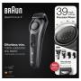 Braun BeardTrimmer 7 Beard trimmer BT7240 with precision dial, 4 attachments and Gillette Fusion5 ProGlide razor.