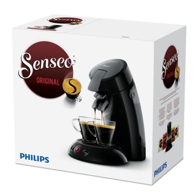 Philips Cafetera Capsulas Senseo Original Plus Negro