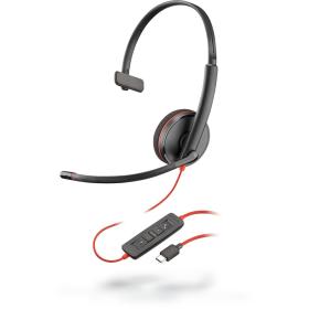 POLY Blackwire C3215 Kopfhörer Kabelgebunden Kopfband Büro Callcenter USB Typ-A Schwarz