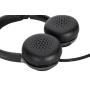 Targus AEH104GL écouteur casque Avec fil &sans fil Arceau Appels Musique USB Type-C Bluetooth Noir