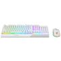 MSI VIGOR GK30 COMBO WHITE MEMchanical Gaming Keyboard + Gaming Mouse Bundle 'UK Layout, 6-Zone RGB Lighting Keyboard,