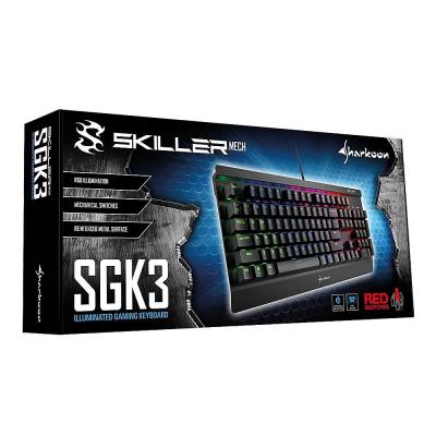 Incorrecto Escoba atómico Buy Sharkoon Skiller MECH SGK3 teclado USB QWERTY