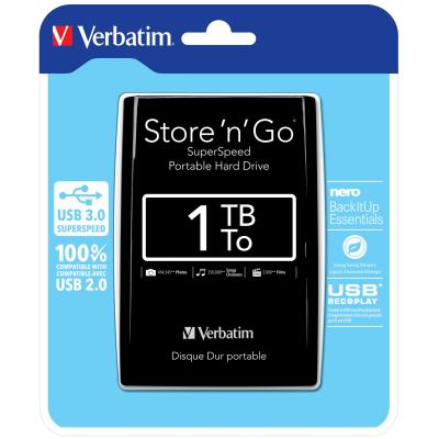 Verbatim store'n'go 500gb usb 3.0 disque dur externe 500 go rose - pour Disques  durs - Stockage & Sauvegarde