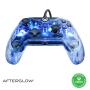 PDP Afterglow Black, Blue, Transparent USB Gamepad Analogue   Digital Xbox One, Xbox Series S, Xbox Series X