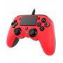 NACON PS4OFCPADRED mando y volante Rojo USB Gamepad Analógico Digital PC, PlayStation 4