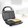 Unold 48356 waffle iron 3 waffle(s) 1000 W Black, Stainless steel