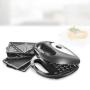 Unold 48356 waffle iron 3 waffle(s) 1000 W Black, Stainless steel
