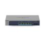 NETGEAR MS510TXUP switch di rete Gestito L2 L3 L4 10G Ethernet (100 1000 10000) Supporto Power over Ethernet (PoE) Grigio, Blu