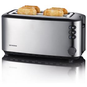 Severin AT 2509 Toaster 4 Scheibe(n) 1400 W Edelstahl