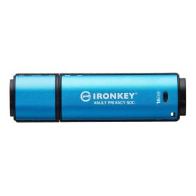 Kingston Technology IronKey VP50 unità flash USB 16 GB USB tipo-C 3.2 Gen 1 (3.1 Gen 1) Nero, Blu