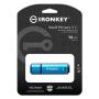 Kingston Technology IronKey VP50 USB flash drive 16 GB USB Type-C 3.2 Gen 1 (3.1 Gen 1) Black, Blue