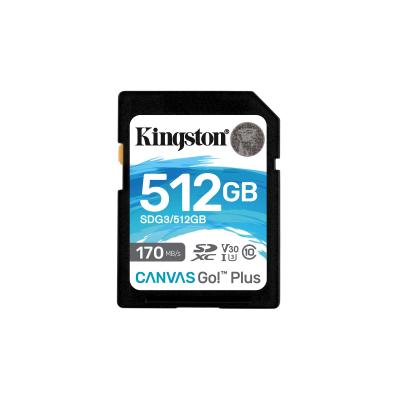 Kingston Technology Canvas Go! Plus 512 GB SD UHS-I Clase 10