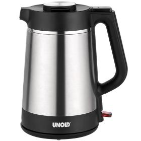 Unold Thermo electric kettle 1.5 L 1800 W Black, Stainless steel