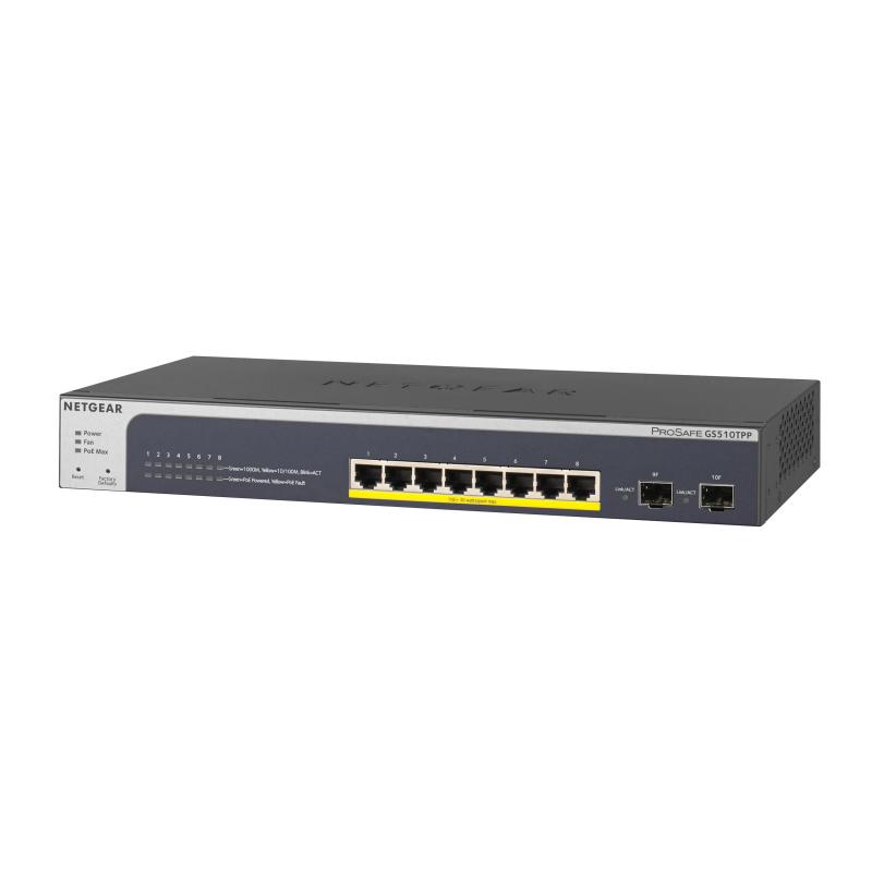 ▷ NETGEAR GS510TPP Managed L2/L3/L4 Gigabit Ethernet (10/100/1000